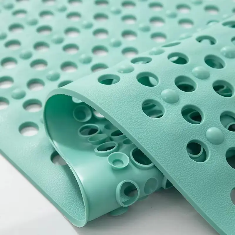 39 x 16 extra long non slip bath mat pvc bathtub mat soft shower floor mat with drain holes Product details 3