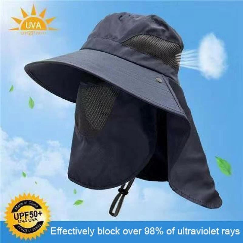 TEMU Sunshade Hat Spring Summer Uv Protection Outdoor Breathable Sun Hat Fishing Hat Mountaineering Hat