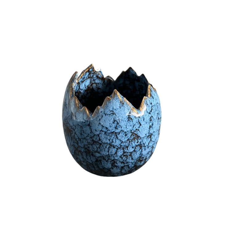 TEMU 1pc, Creative Kiln- Ceramic Flower Pot, Succulent Plant Pots, Suitable For Home And Garden Decor, Office Display