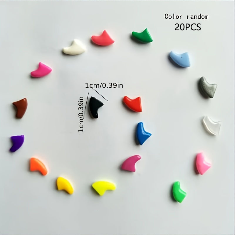 20 Protège-Griffes PVC Durables pour Chat - Armure -Griffure Moyenne, Plusieurs Couleurs, Accessoire de pour Animaux Toutes Saisons