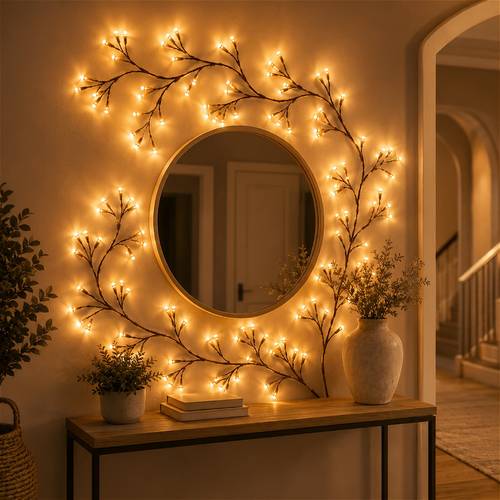 180cm 70 87inch 96 led halloween decorative string lights christmas usb powered wicker lights thanksgiving vine string lights with flexible branch design suitable for bedroom and living room decoration indoor outdoor garden