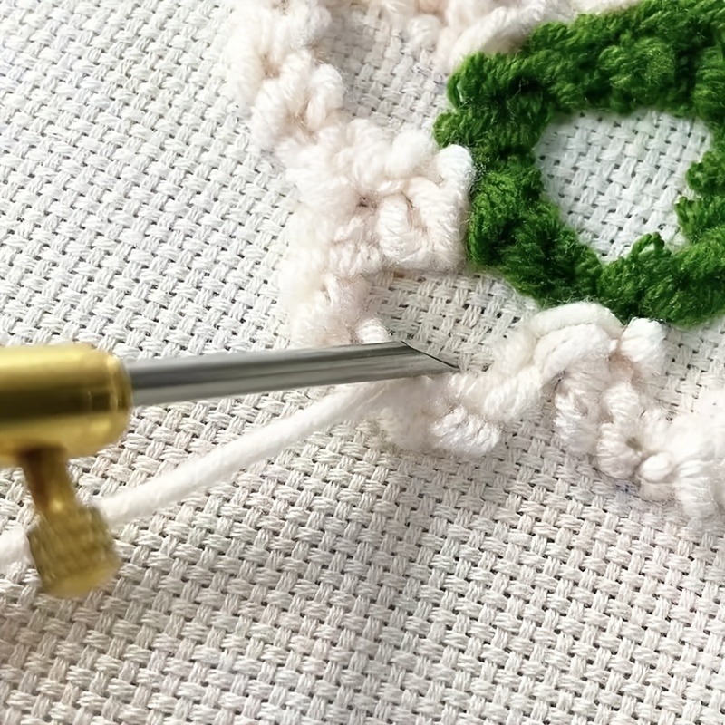 Punch Needle Tool Kit for Embroidery, Complete Set with Needles