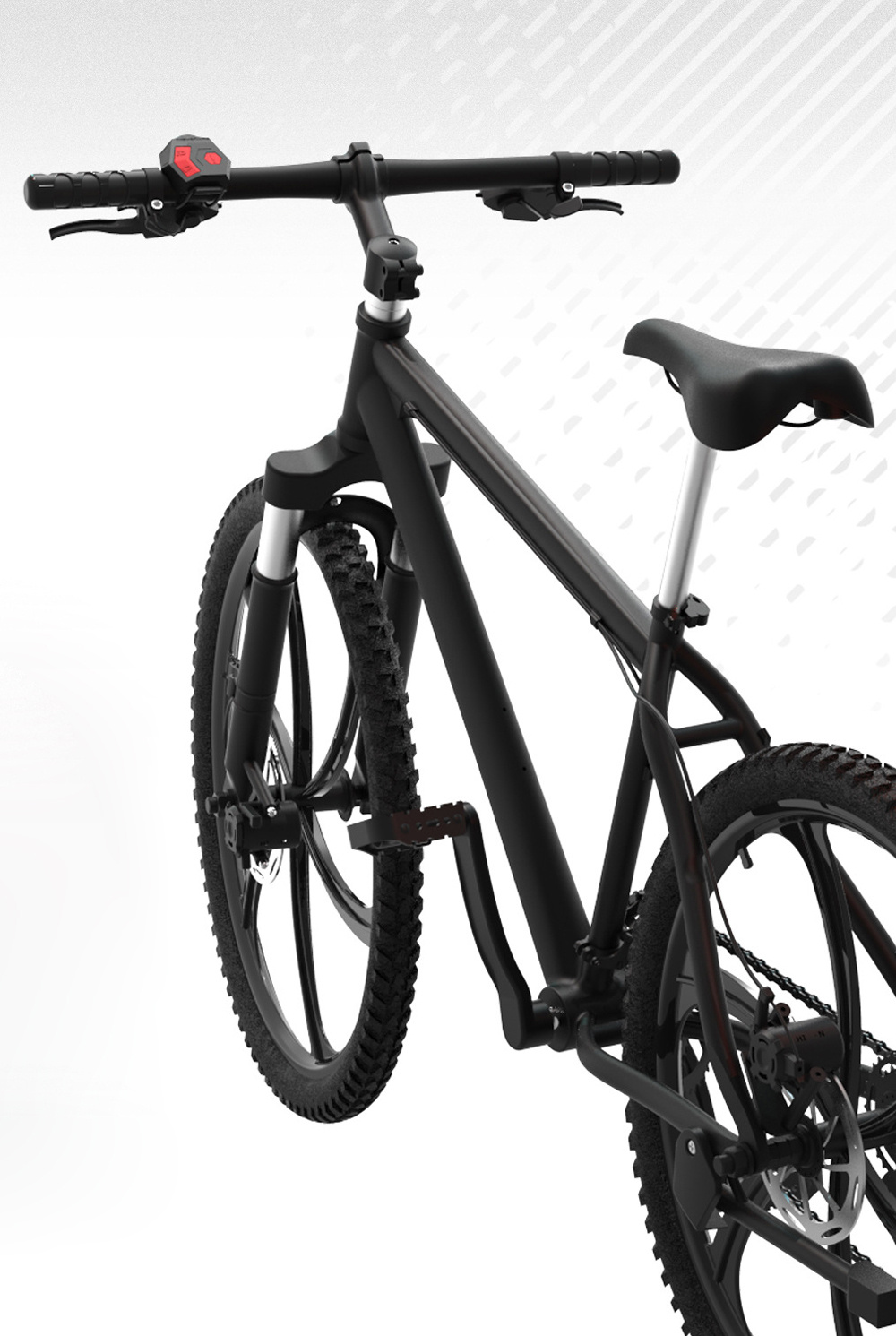 1 buc. Claxon Bicicletă Reîncărcabil | Alarmă Anti-Furt Puternică de 120db pentru Ciclism și Trotinete, Alimentare USB, Material ABS Durabil, Perfect pentru Ciclism în Aer Liber