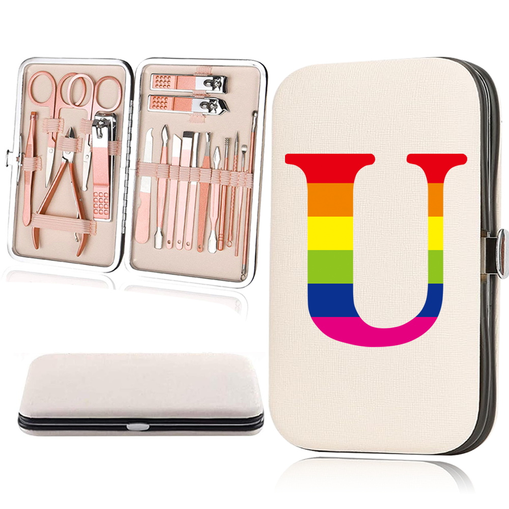 18pcs Nail Clippers Set with Portable Storage Case