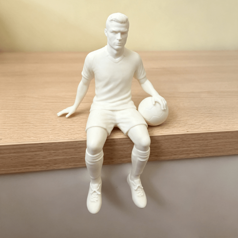 TEMU Statue Figurine de d' de Football - en Plastique ABS de Bureau, Convient pour les Farces de Bureau, pour la Décoration de Man Cave & Cadeaux de
