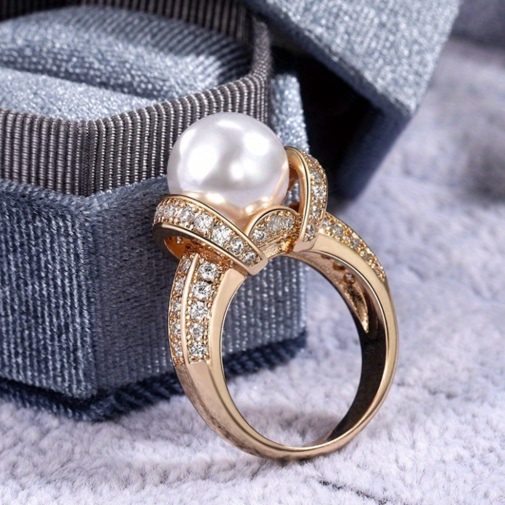 Women's Luxury Geometric Elegant Ring for Weddings