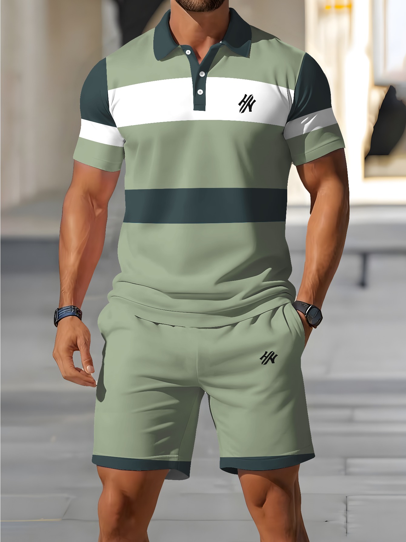 Conjunto de 2 peças de verão 