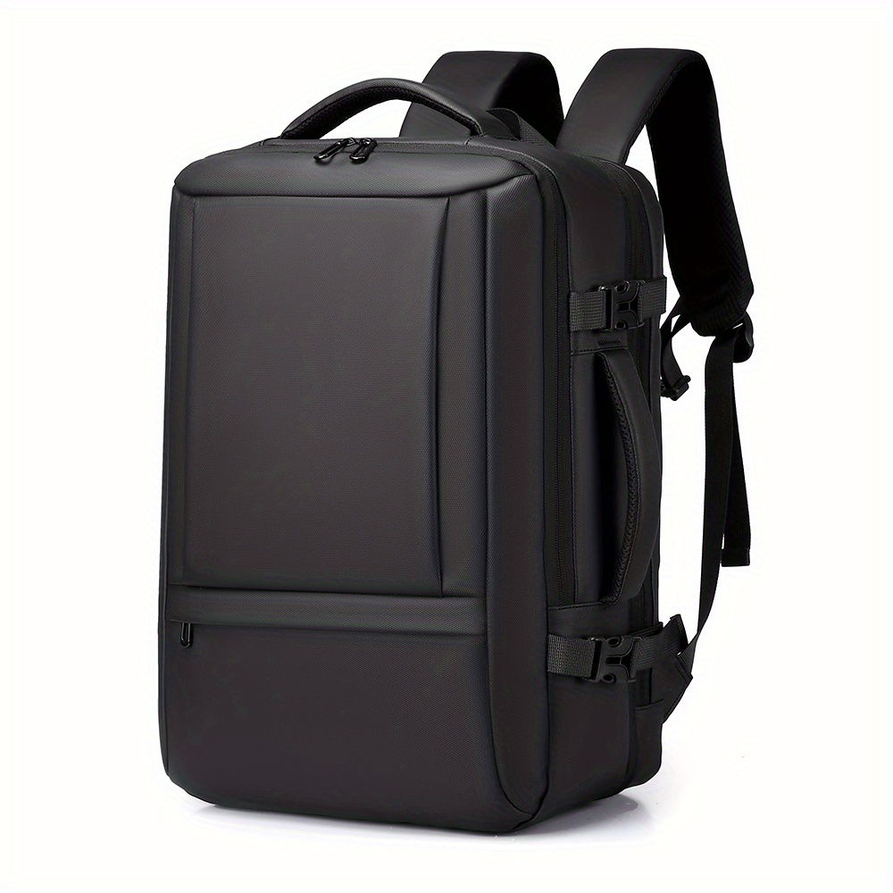 Image of [hiking Backpack] Expandable Large Capacity Backpack, Casual Business Bag Multifunctional Laptop Bag Unisex Short Distance Thickened Travel Bag