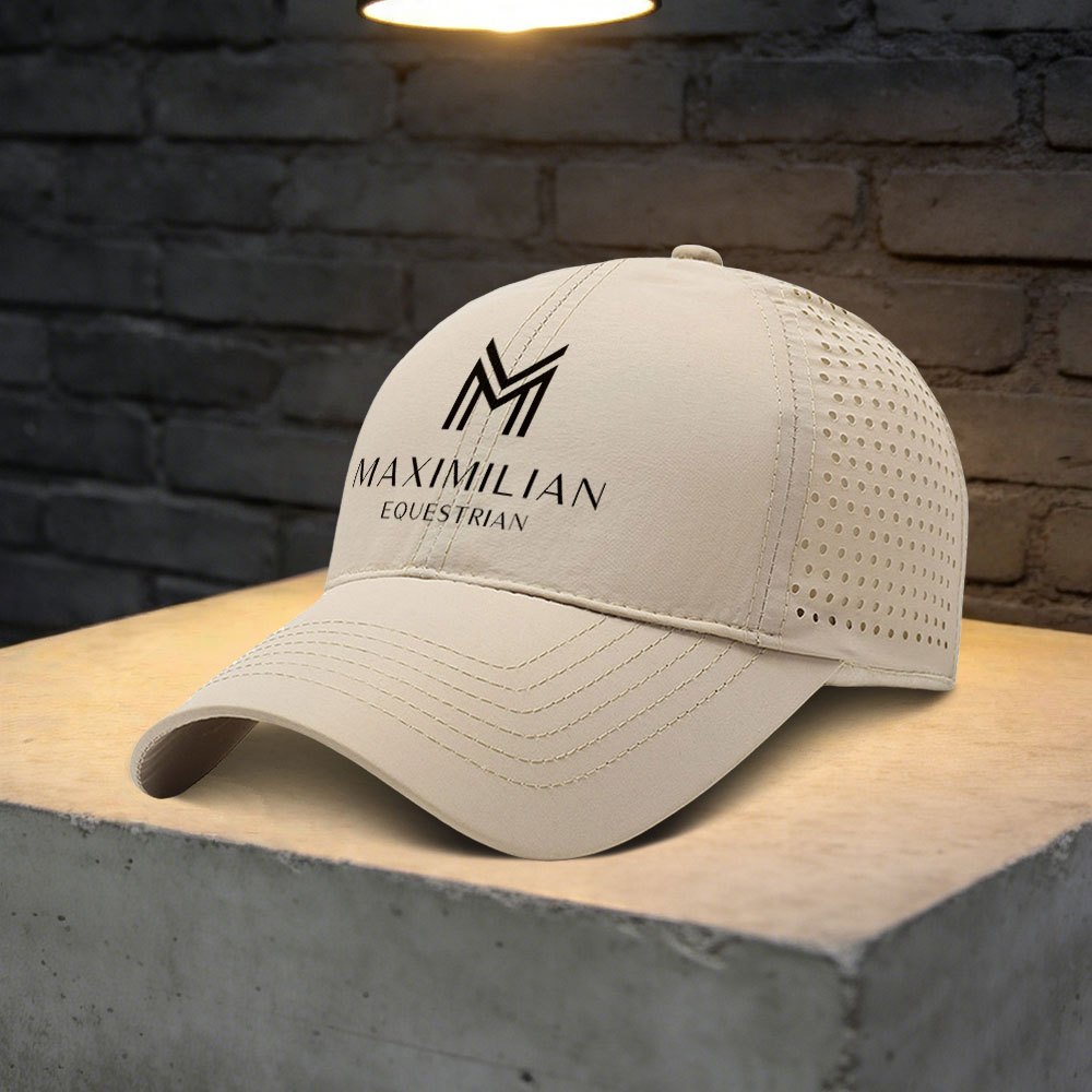 TEMU Gorra de béisbol ecuestre Maximilian y transpirable para con cierre de pasador - Diseño de pasador ajustable, adecuada para trayectos diarios,