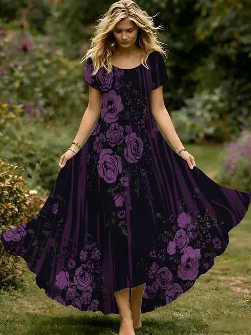 black and purple dress sold on Temu United States black and purple dress sold on Temu United States