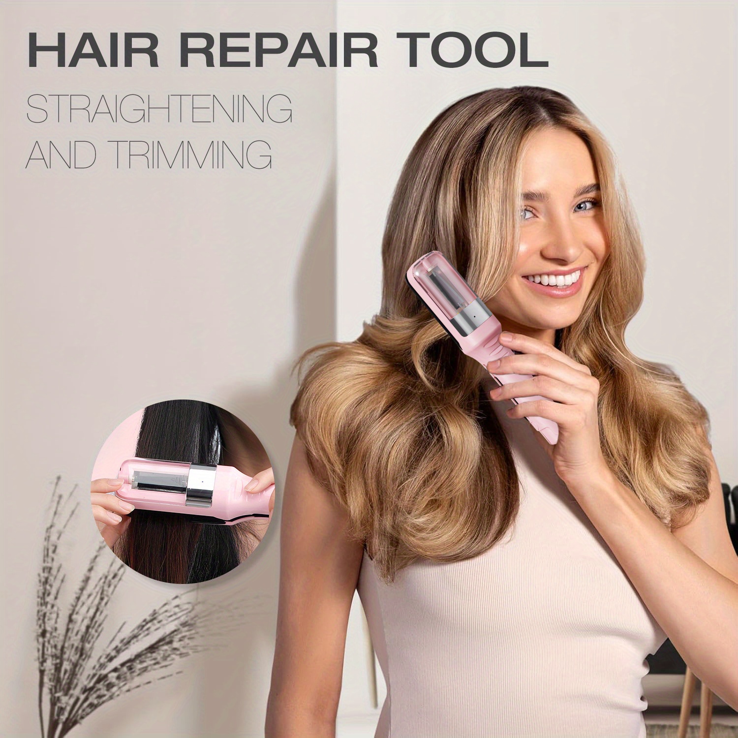 automatic split end trimmer, designed to solve split ends, convenient , suitable for dry, and fragile hair tools for men and women details 3