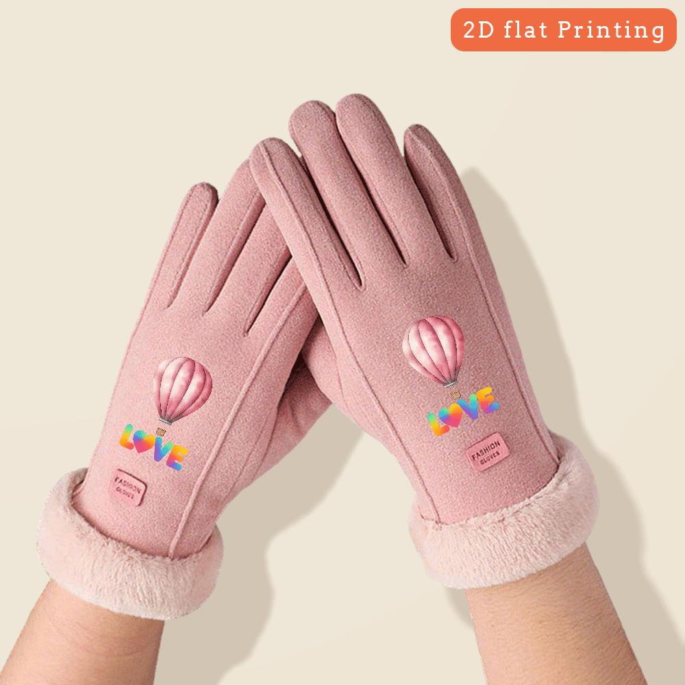 Wedding Thickened Warm Winter Gloves for Women