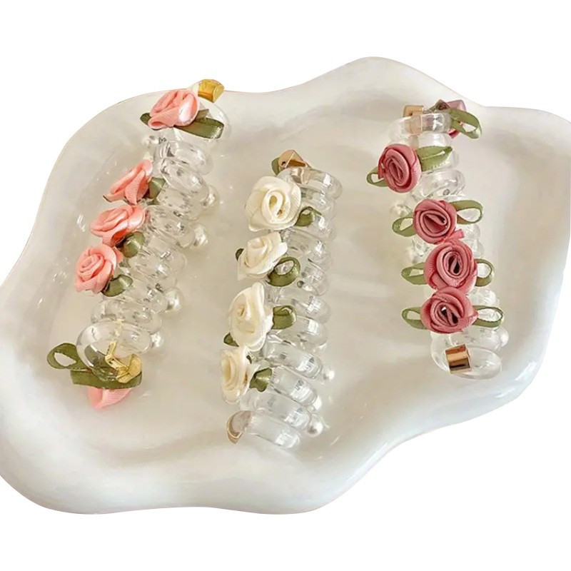 TEMU 3pcs/set Women's Braided Hair Ties Set With Big Elastic Hair Bands For Thick Curly Hair Styling (8cm)