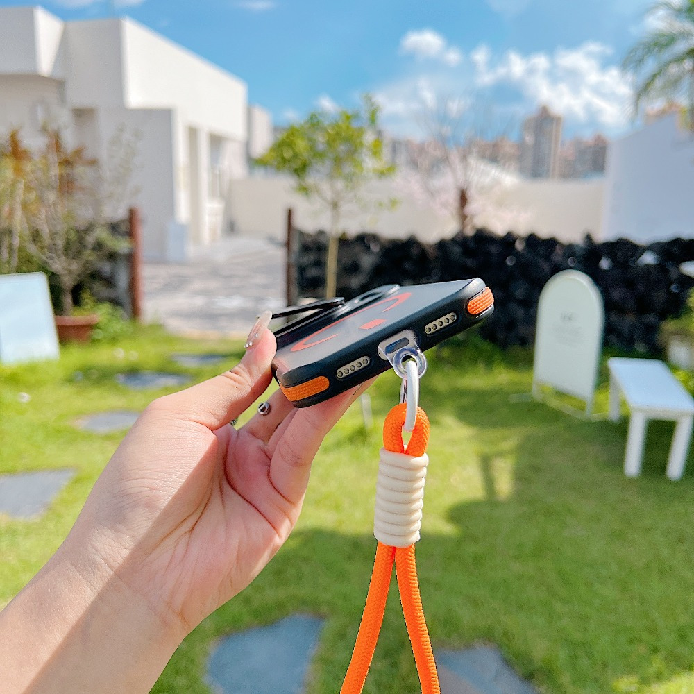 suitable for iphone 17 17air 17pro 17 , with anti slip protective case, strong magnetic wireless charging and lens protection function. new high-end phone case with hidden stand and lanyard for easy carrying, phone protection, mobile accessory, premium phone shell,  ,   material, durable phone cover, compatible, iphone  ,   travelers Product details 9