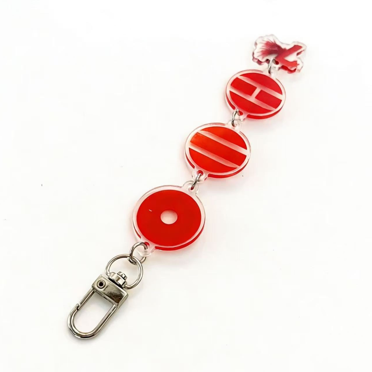 E-shop 2D Flat Kay 7 Acryl Schlüsselanhänger, Anhänger Schlüsselring, Merchandise und Geschenk für Militär-Enthusiasten und Konzertbesucher,