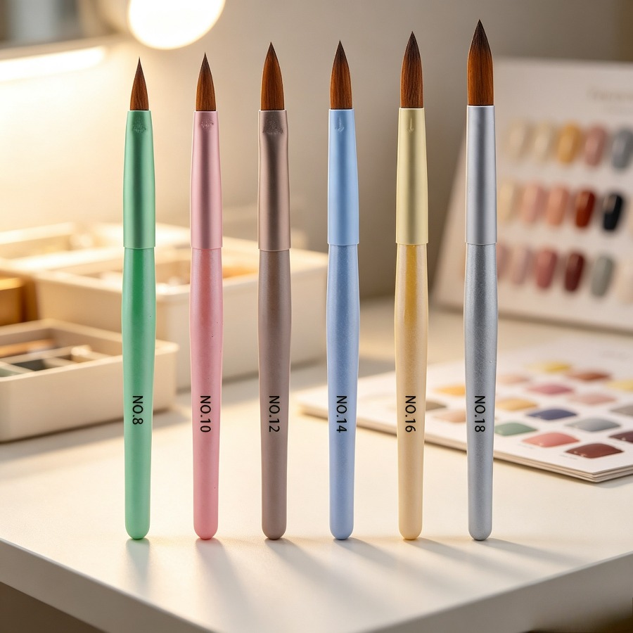 Random Nail Art Brush for Acrylic Extension