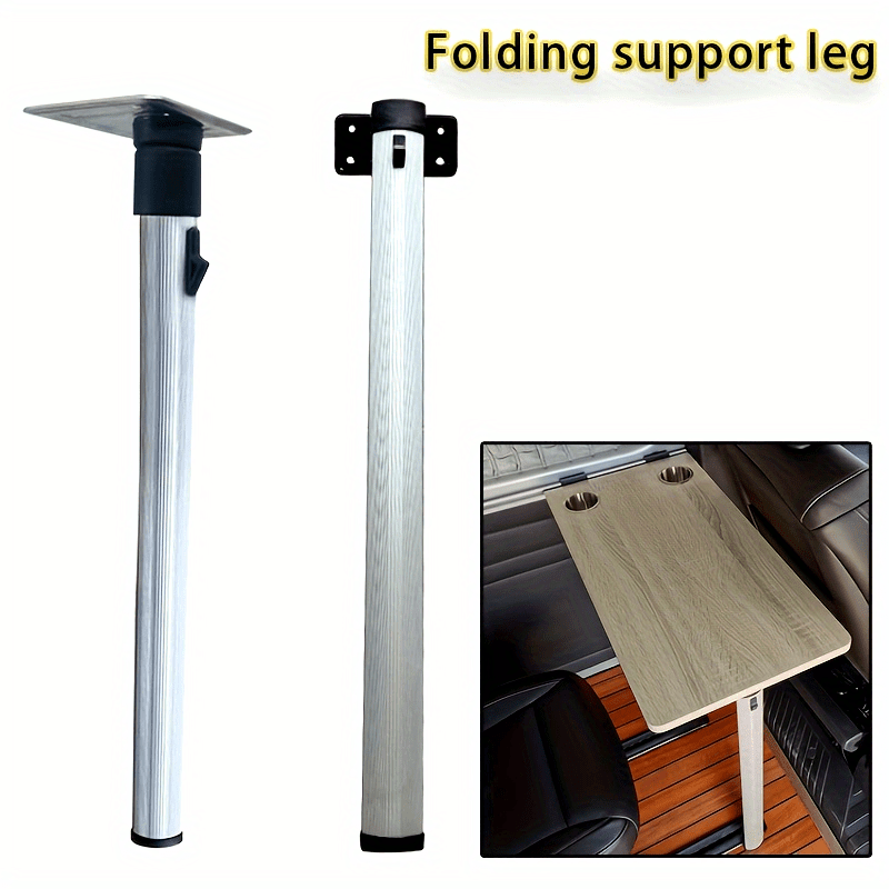 item picture 1pc of folding table legs for rv and bedrider universal rv folding table bracket no installation required countersunk bolts matte surface end