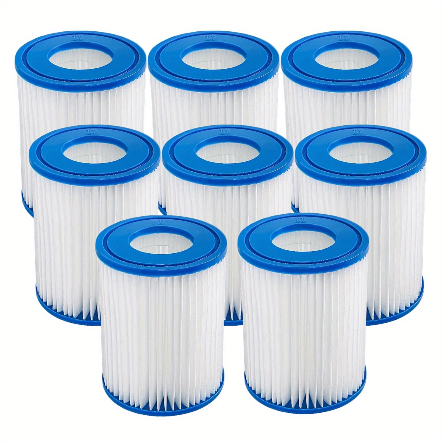 4-12pcs Swimming Pool Filter Compatible For Cartridge , Replacement Hot Tubs Filter Compatible With Spa Filter Pump 58094 530-800 Gal