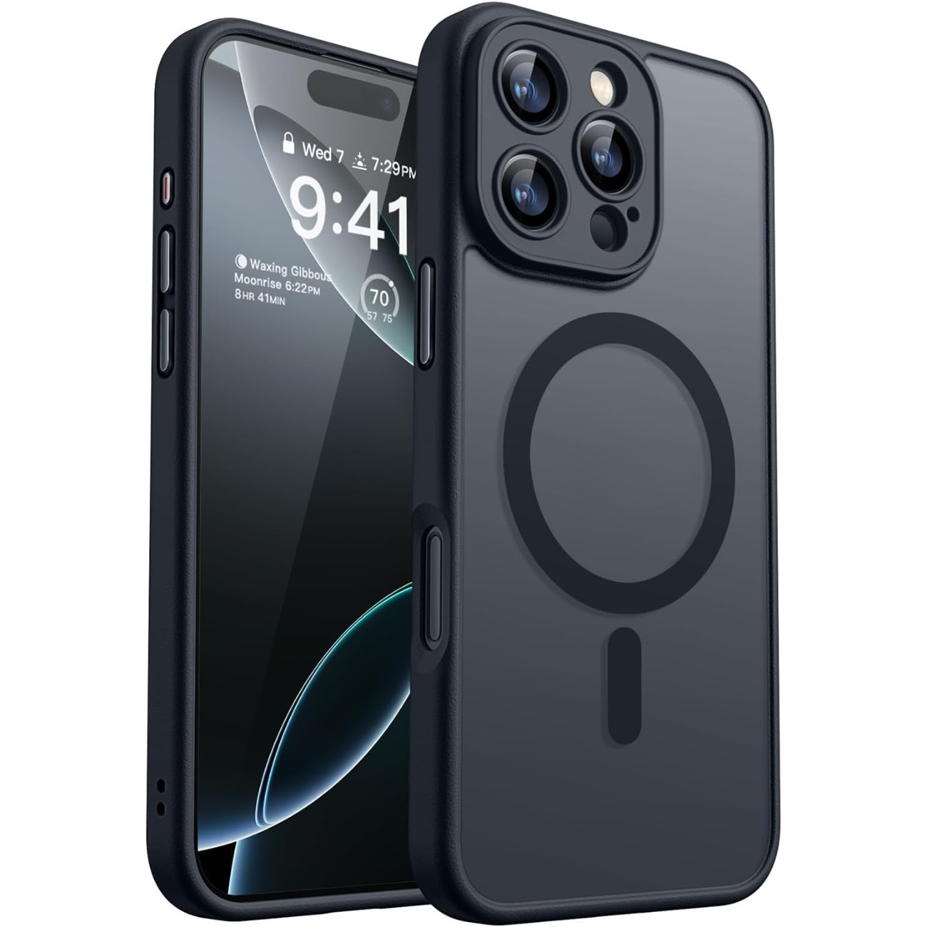 magnetic compatible    15plus 13 14 pro 12 11 mobile phone case   version full camera protection compatible with magsafe translucent frosted shockproof protective mobile phone case details 1