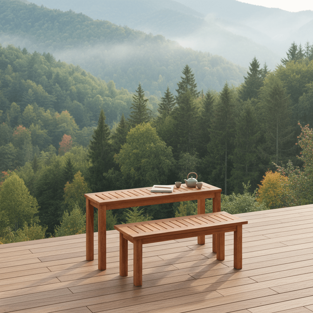 2pcs Solid Wood Outdoor Bench Set, Backless Patio Bench with Slatted Surface, Outdoor Wooden 2-Person Bench for Park, Porch, Garden, Indoor Shoe Bench, Supports Up to 330 LBS Each