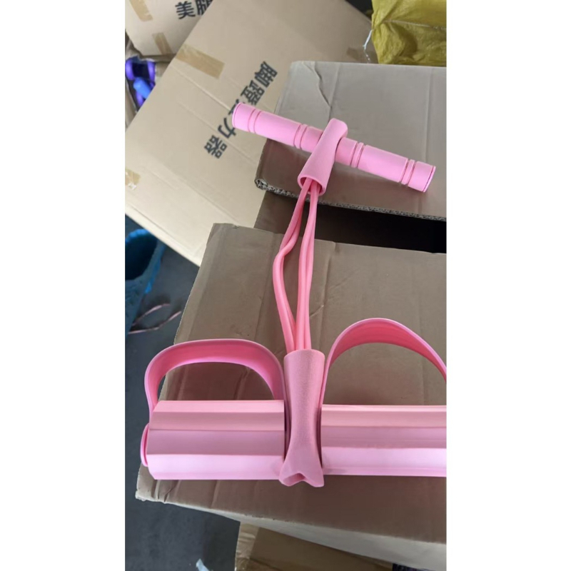 TEMU This Four-tube For Yoga Is A Single-piece Foot Pedal , A Multi-functional Leg Stretching Band Suitable For Yoga, Home Fitness, Arm And Abdominal