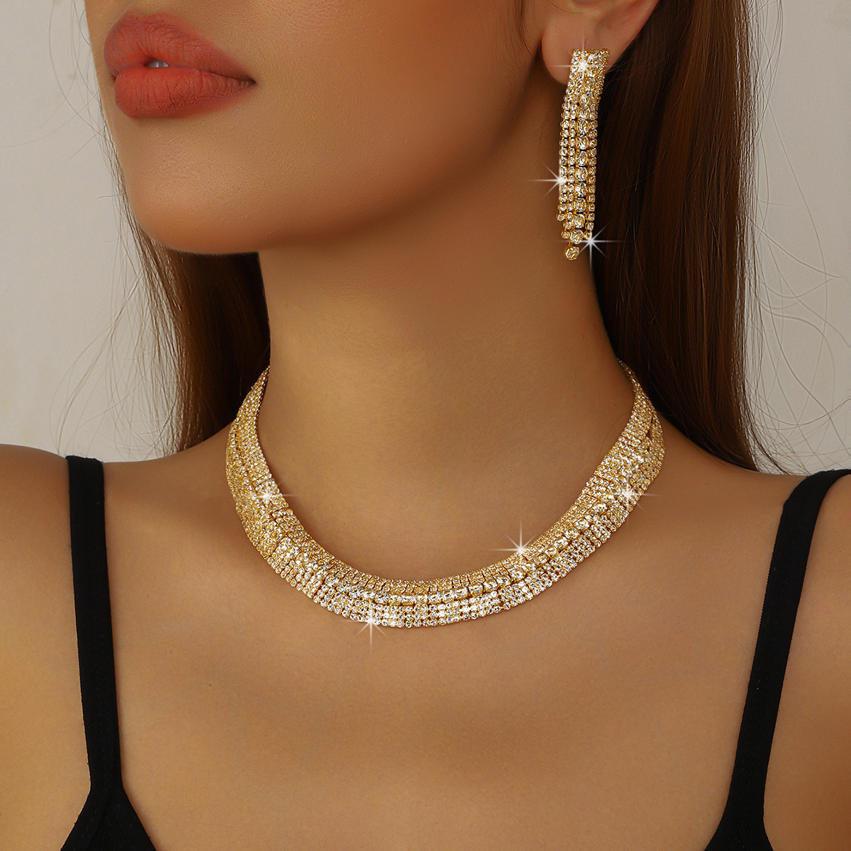 TEMU Luxury-inspired Niche Necklace Versatile Autumn/ Wear Accessory Elegant Statement Piece