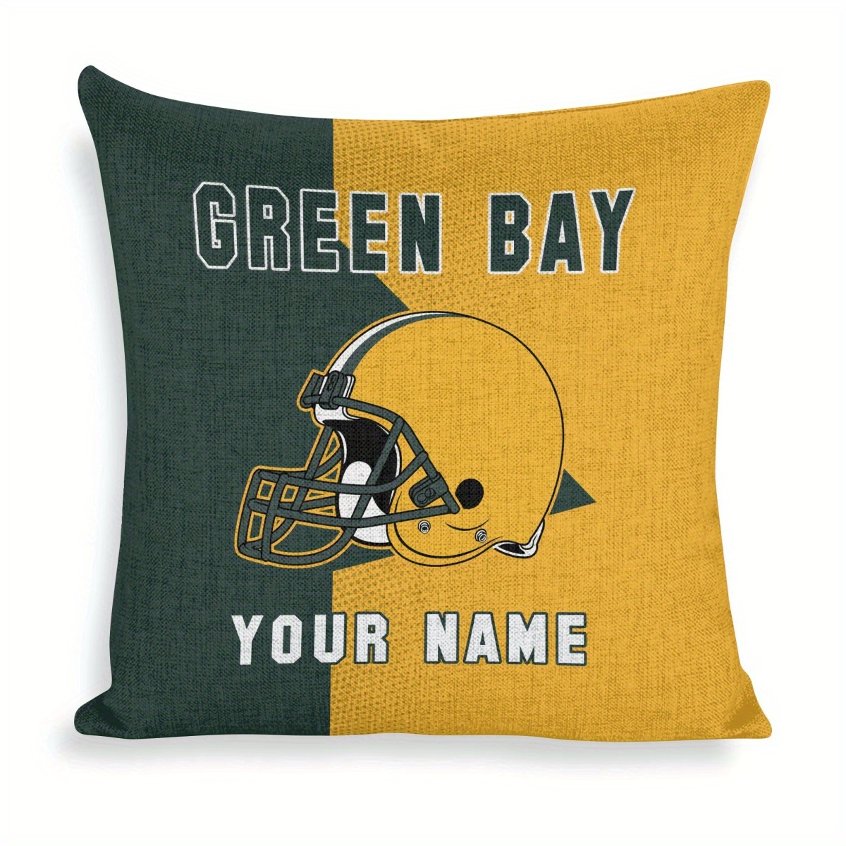 

Customizable Football Pillowcases - Home, Car, Office & More - Ideal Gift For Rugby Fans - Polyester, Square Shape