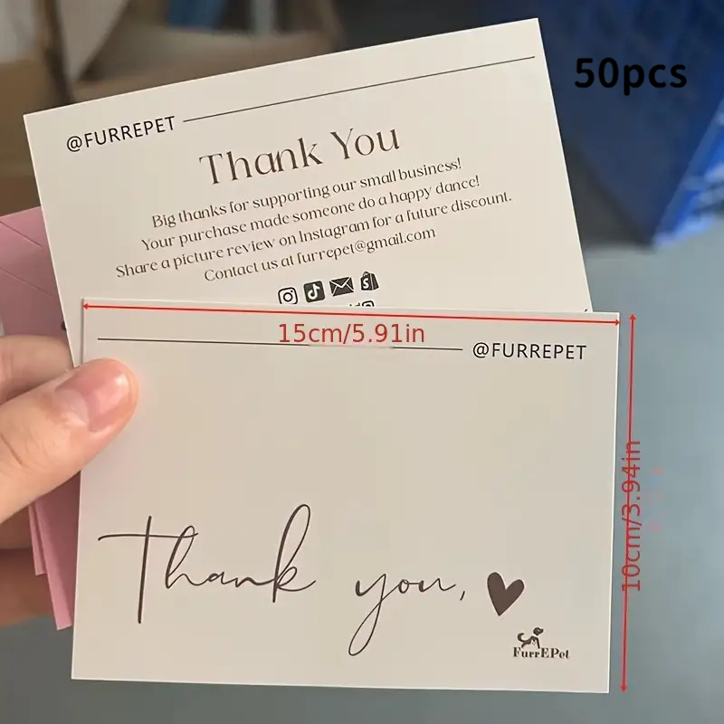 E-shop 50 personalisierte Postkarten/Jahrestagseinladungen/Foto-Grußkarten, 15*10 cm Größe, geeignet für Hochzeits-Einladungen, Dankeskarten,
