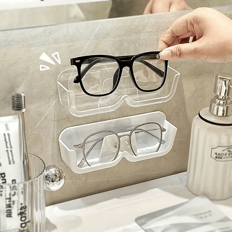 1pc wall mounted fashion glasses storage rack punch free high end bohemian style plastic display for glasses and accessories glasses storage rack bohemia style details 3