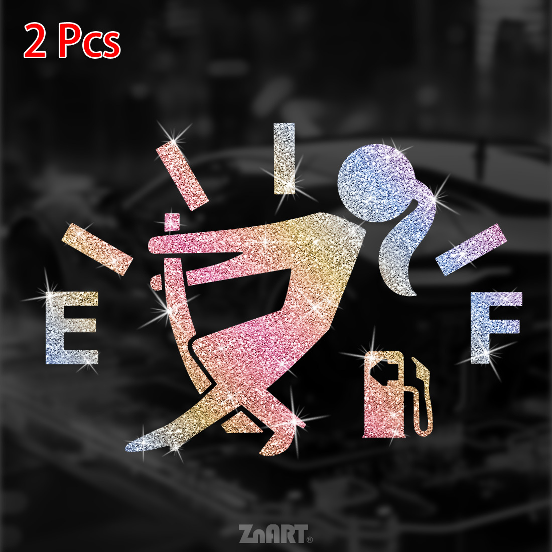 TEMU Set Of 2 Stickers , Removable Without Leaving Any Residue. Perfect For Use On Guitar Panels, Electric Vehicles, Trucks, Motorcycles, Cars, Notebooks, And For Decorating Party Scenes