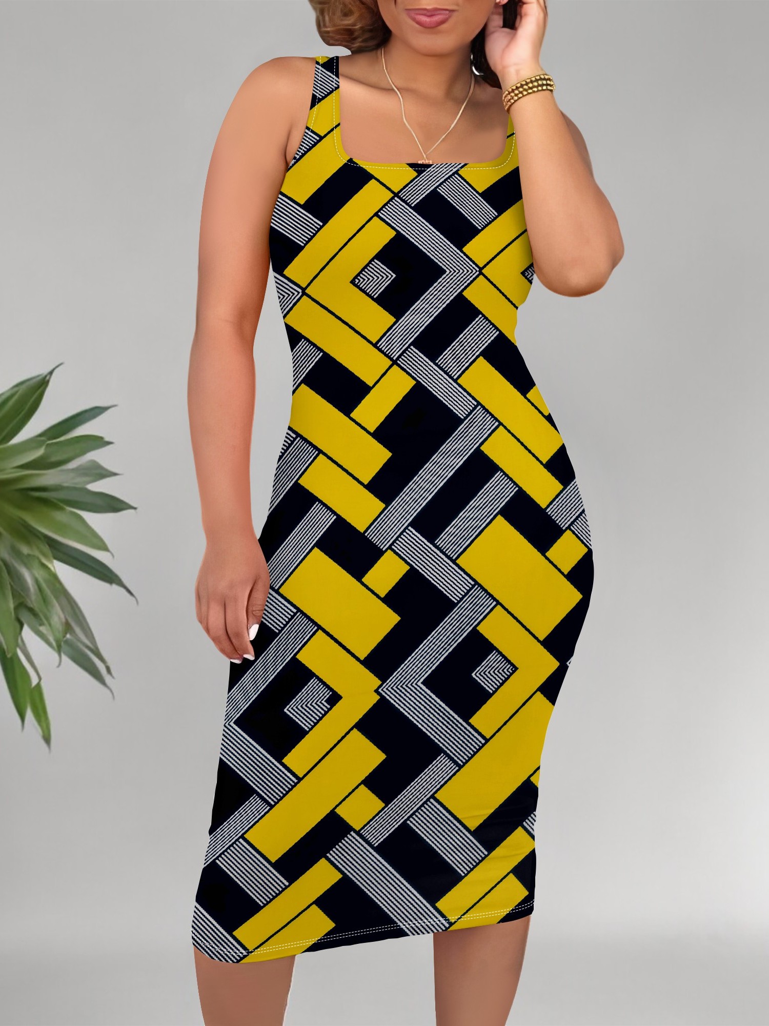 black and yellow casual dress Yellow Black Striped Women's Dress 3/4 Sleeve Swing Mini Dress Sweetheart Neck Casual Office Party Dresses, Style, Small : Amazon.ca: Clothing, Shoes & Accessories