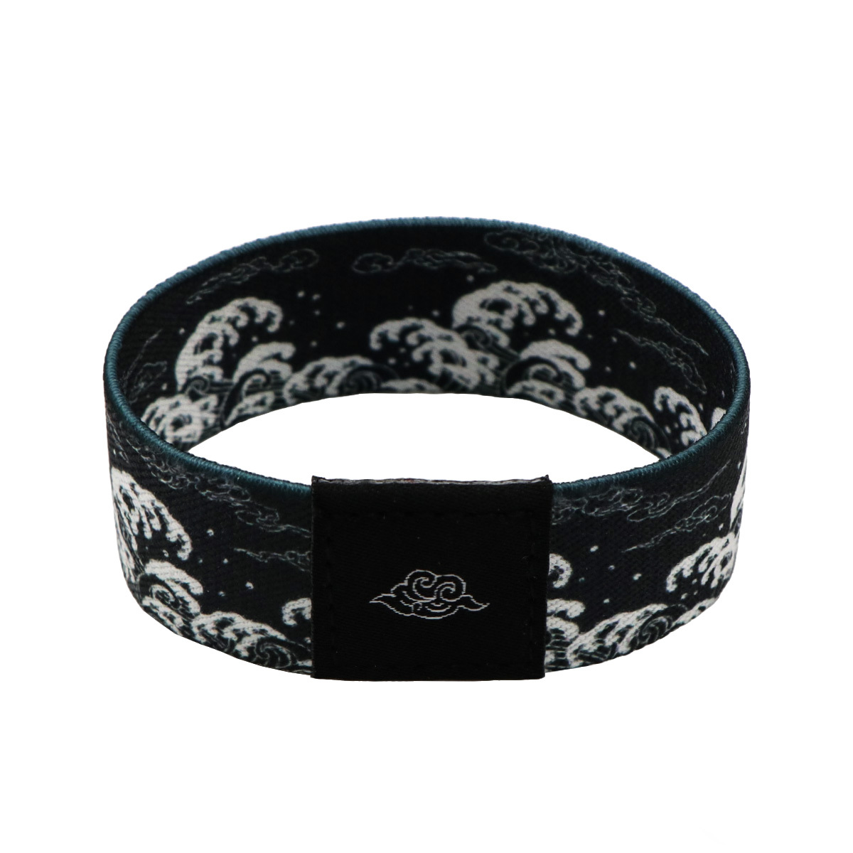 TEMU 1 pieza de pulsera elástica con diseño de para mujer, de tela de poliéster elástica, ideal para el uso diario, adorables pulseras