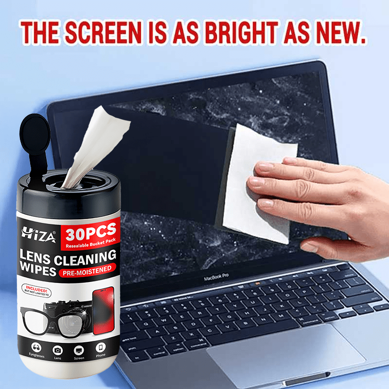 handy-bildschirmreinigungstücher, tv- und computer-bildschirm-fingerabdruckentferner-tücher, objektiv-reinigungstücher, brillenreinigungspapier, brillenpflege-set, tragbare tücher, mehrzwecktücher