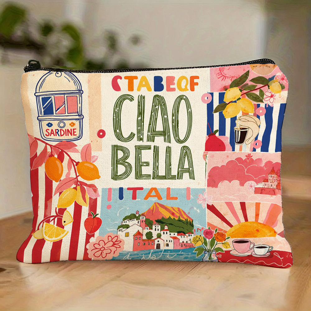 TEMU 1pc, Makeup Bag, Portable Storage And Toiletry Bag, A Must-have For Travel, An Ideal Gift For , A Fashionable Multi-functional Storage Bag