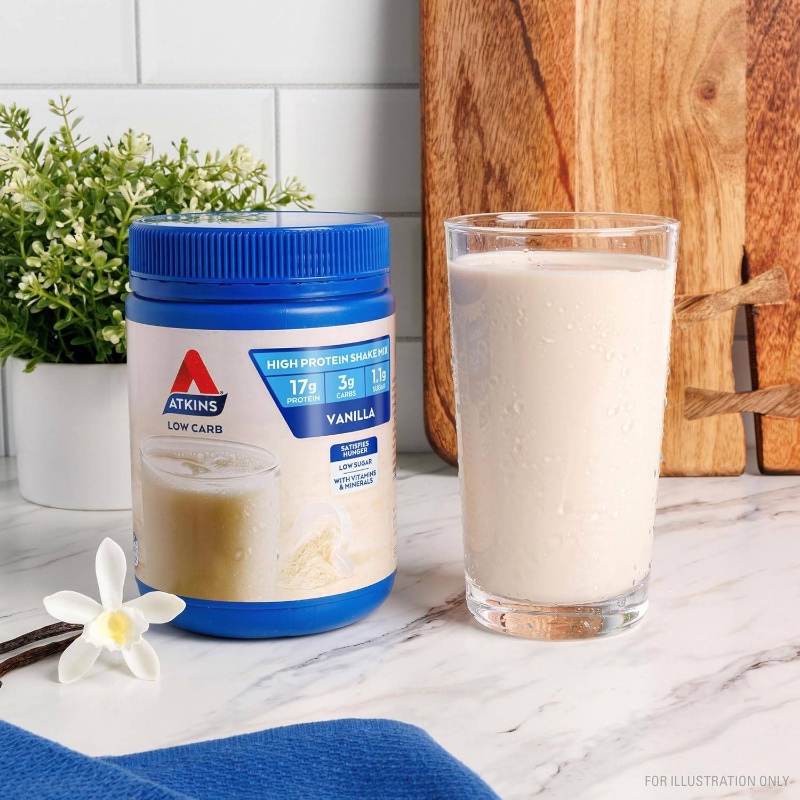 Vanilla Protein Shake Mix, High Protein, Low Carb, Low Sugar, Keto Friendly, Meal Replacement Shake, Keto Protein Drink, Vanilla Protein Powder, Clean Protein Blend, Lactose-Free Option, Keto Dieters, Fitness Enthusiasts