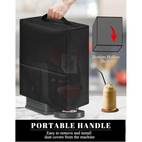 slushie machine cover dustproof waterproof moisture proof nylon fabric dustproof cover with transparent window for fs301c fs301 drink makers black kitchen appliance protection modern kitchen accessory sturdy construction small kitchen owners material party hosts