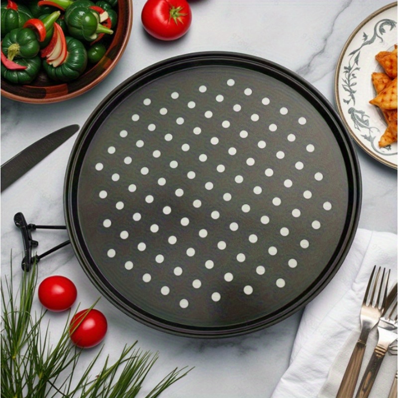 Pizza Pan Cake Tray For Microwave Oven Non-Stick Round Pizza Pan