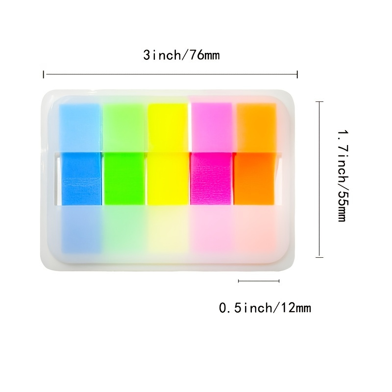 TEMU Morandi Semi-transparent Sticky Notes Set