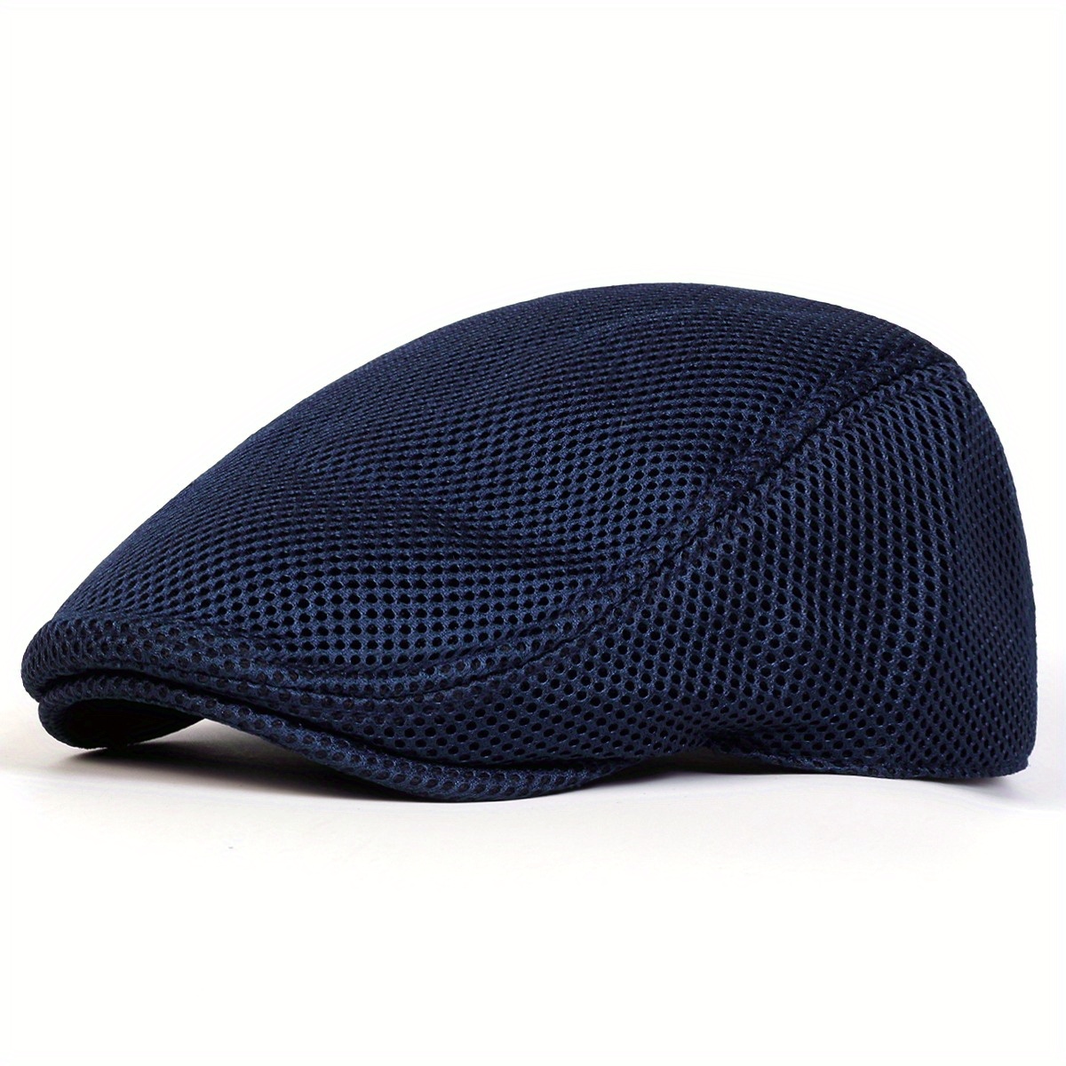 Women's Mesh Solid Color Newsboy Hat, Breathable