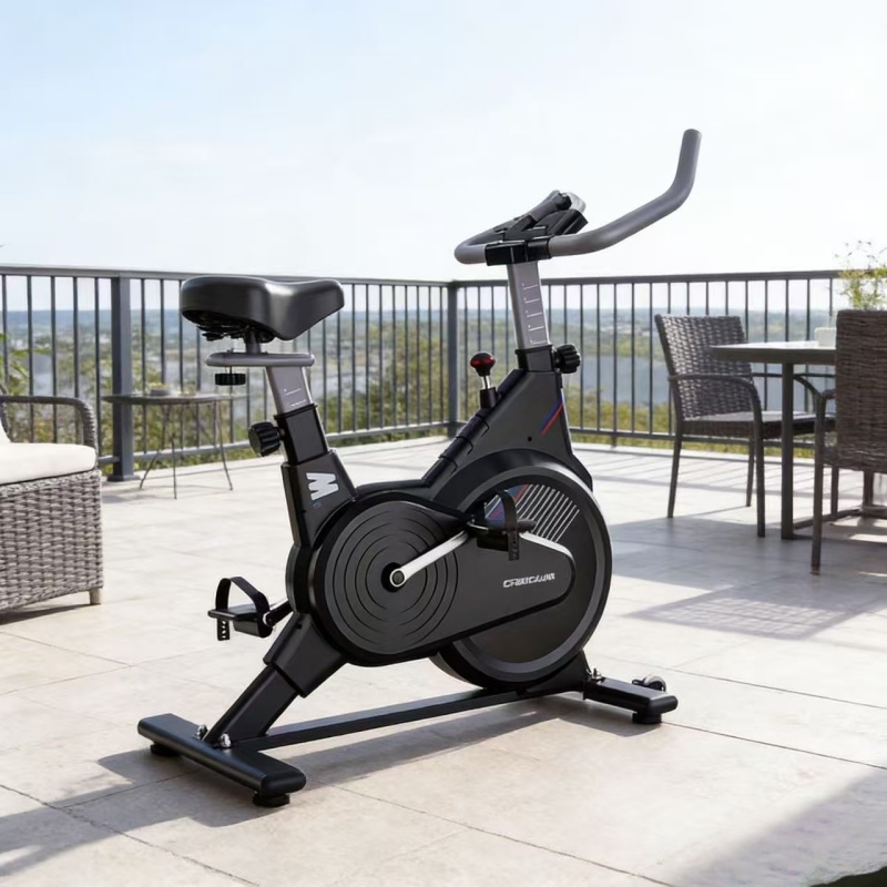 A Must-Have for Home Gyms! High-End Exercise Bike with Padded Seat And Thickened Material, Perfect for Both Weight Loss And Fitness: This High-End Exercise Bike Is a Dedicated Equipment for Fitness And Weight Loss, Without Battery