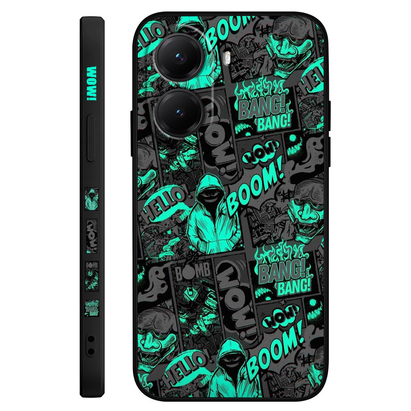 TEMU Funda para Teléfono - Funda Obsidiana para Xiaomi POCO F7 X7 Pro Ultra, Diseño Creativo