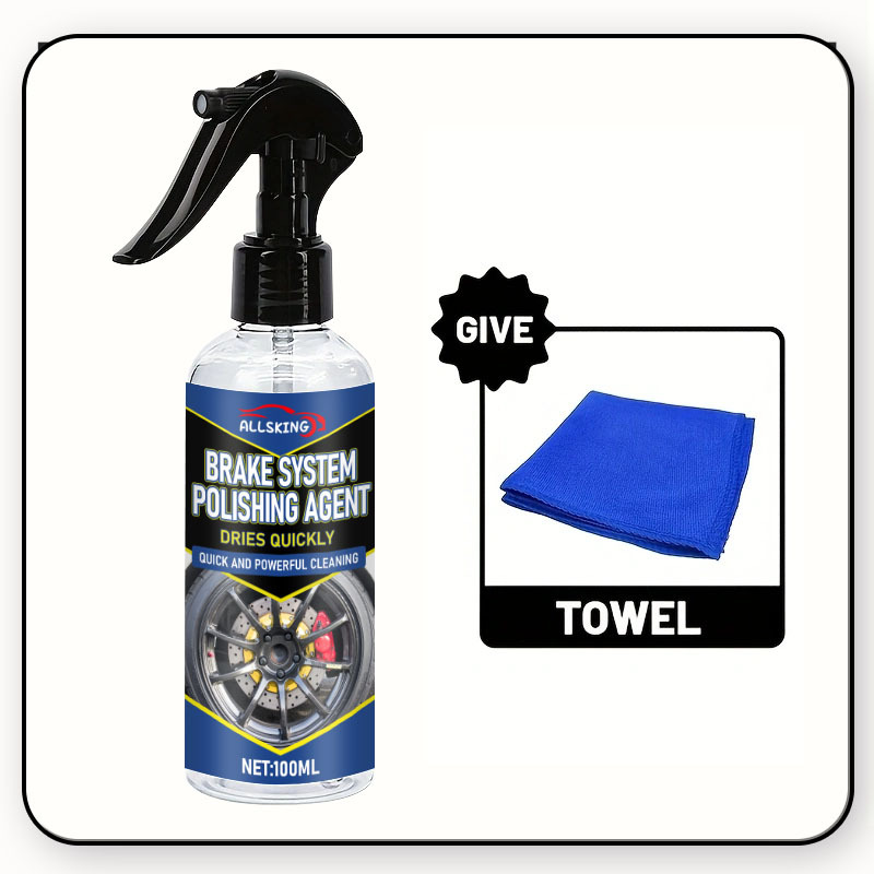 TEMU Professional Brake Disc And Noise Reduction Spray (100ml) | Quickly Cleans, Refurbishes Components And Minimizes For Driving Safety And