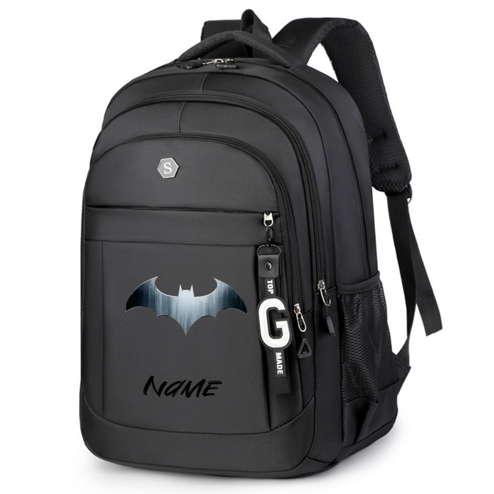 TEMU Customize Wb Batman New Multi-functional Hiking Backpack, Large Capacity Outdoor Travel Backpack, Student Backpack, Shoulder Bag, Cycling And