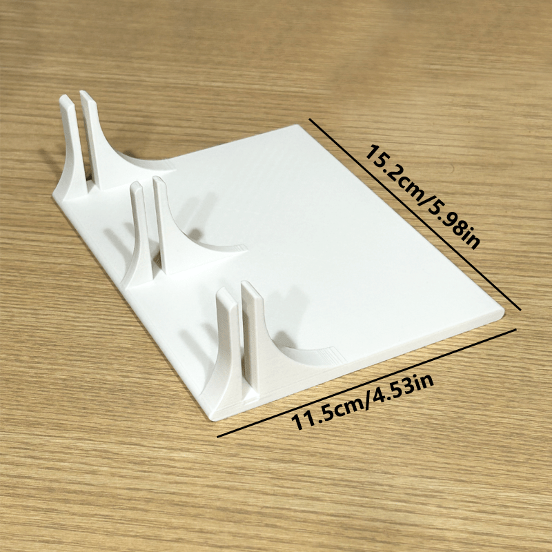 Image of 1pc Pegboard Top-mounted Shelf, No Screw Reinforcement Design, Storage Shelf For Placing Alarm Clocks, Cameras, Figurines, Etc., Compatible With 5mm Thick Oval Pegboard