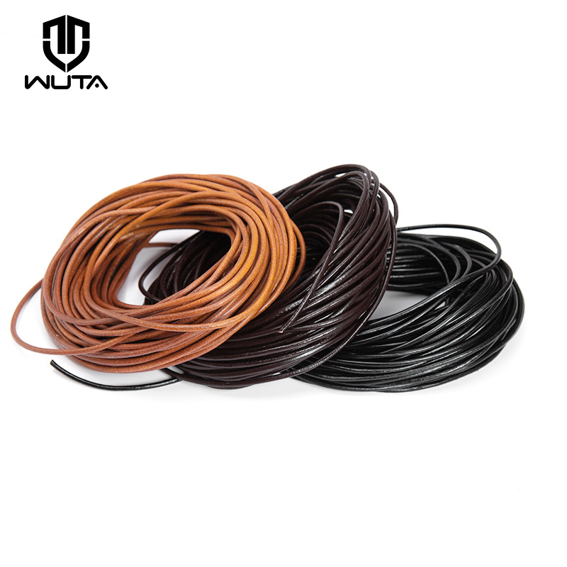 

Wuta 2/5 100% , Round 1.5-6mm, Strings, For Jewelry, Necklace, Bracelet, , Tool, Art Supplies, Cowhide