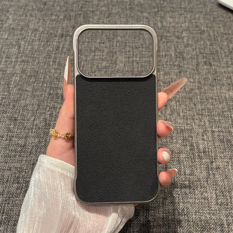 TEMU Phone Case: Simple Frosted Half-package Borderless Case Is Suitable For '/17promax Mobile Phone Case With Advanced Retro-style Texture 15