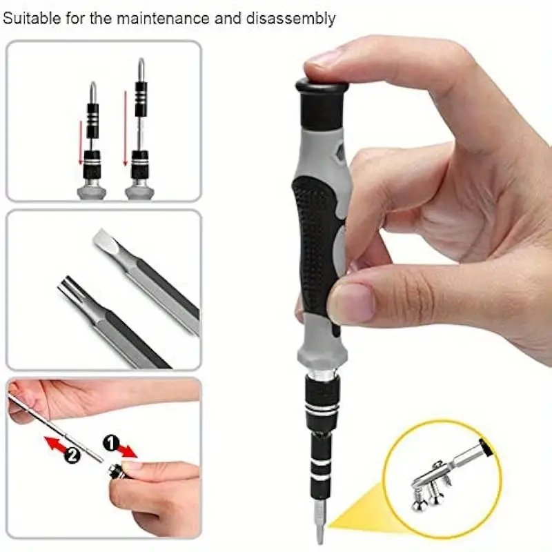 119in 1 crv screwdriver set essential toolkit for mobile and computer repairs for tech enthusiasts Product details 4