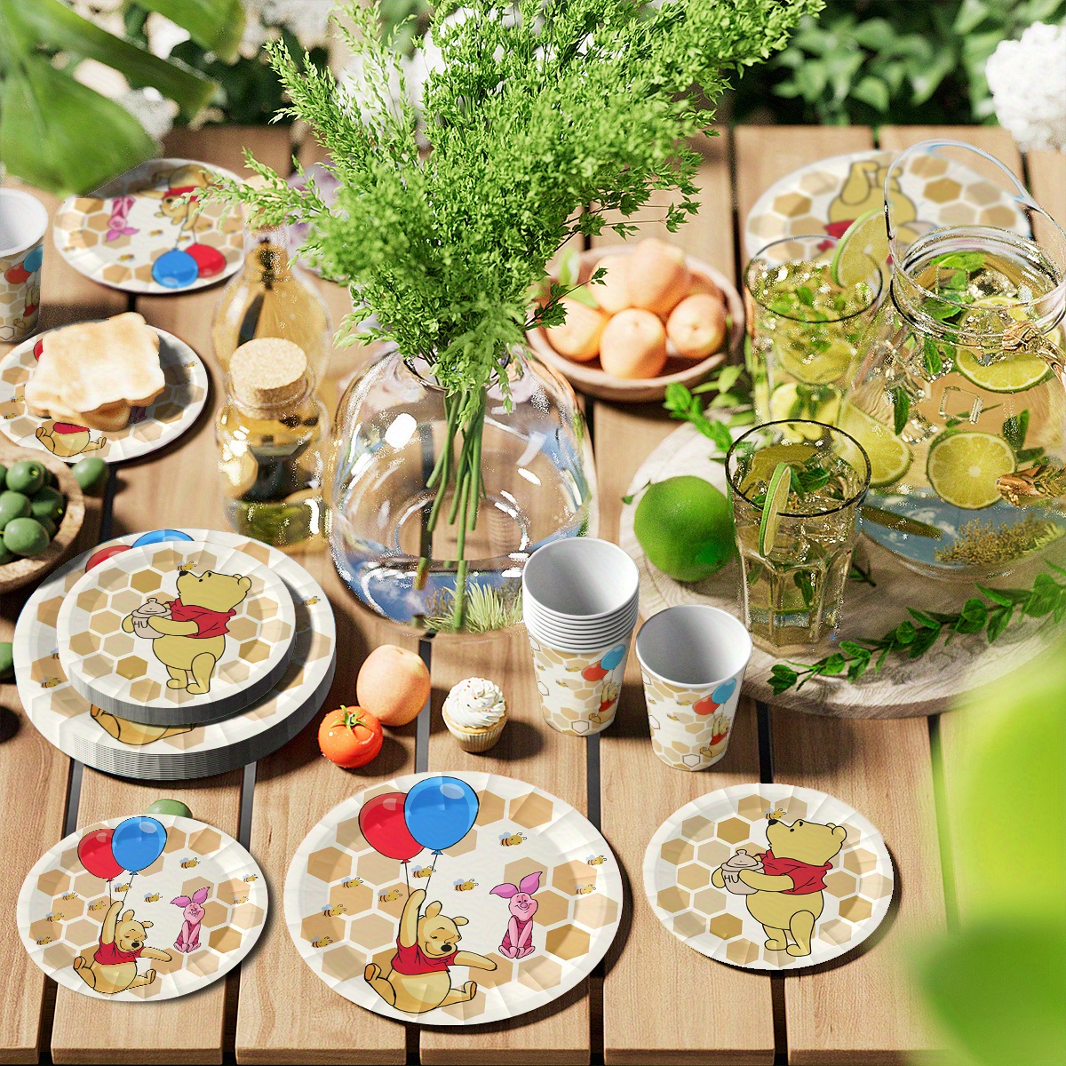 set 100 platos desechables Temu Ecuador