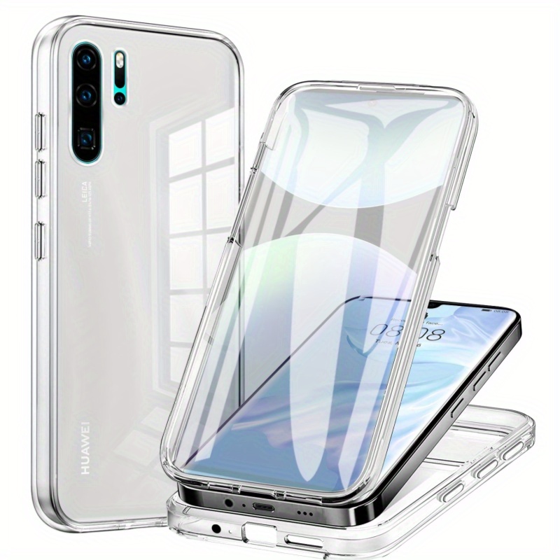 E-shop Handyhülle - Hülle für HW P30 PRO, 360 Grad Vollständige Abdeckung, Doppelseitige Transparente Acryl Handyhülle mit Displayschutzfolie