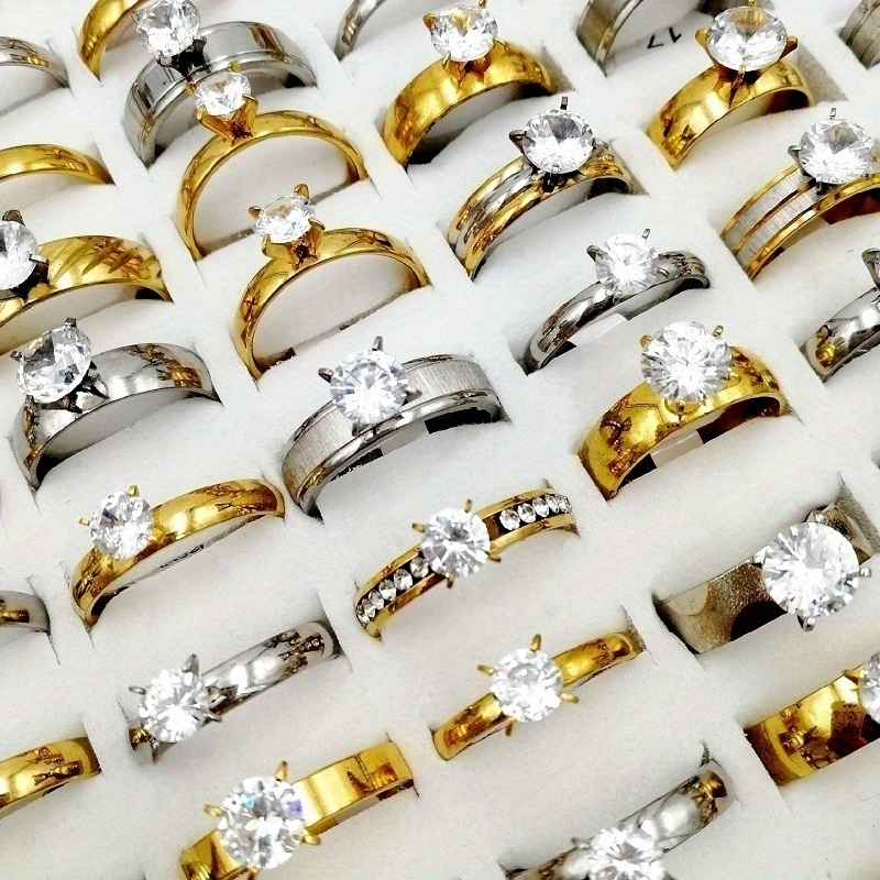 Wholesale 20Pcs Pack Womens Fashionable Stacked Rings